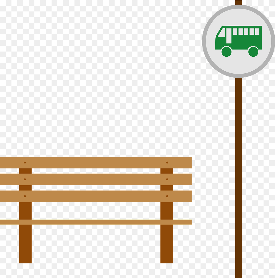 Bus Stop Clipart, Bench, Furniture, Bus Stop, Outdoors Png Image