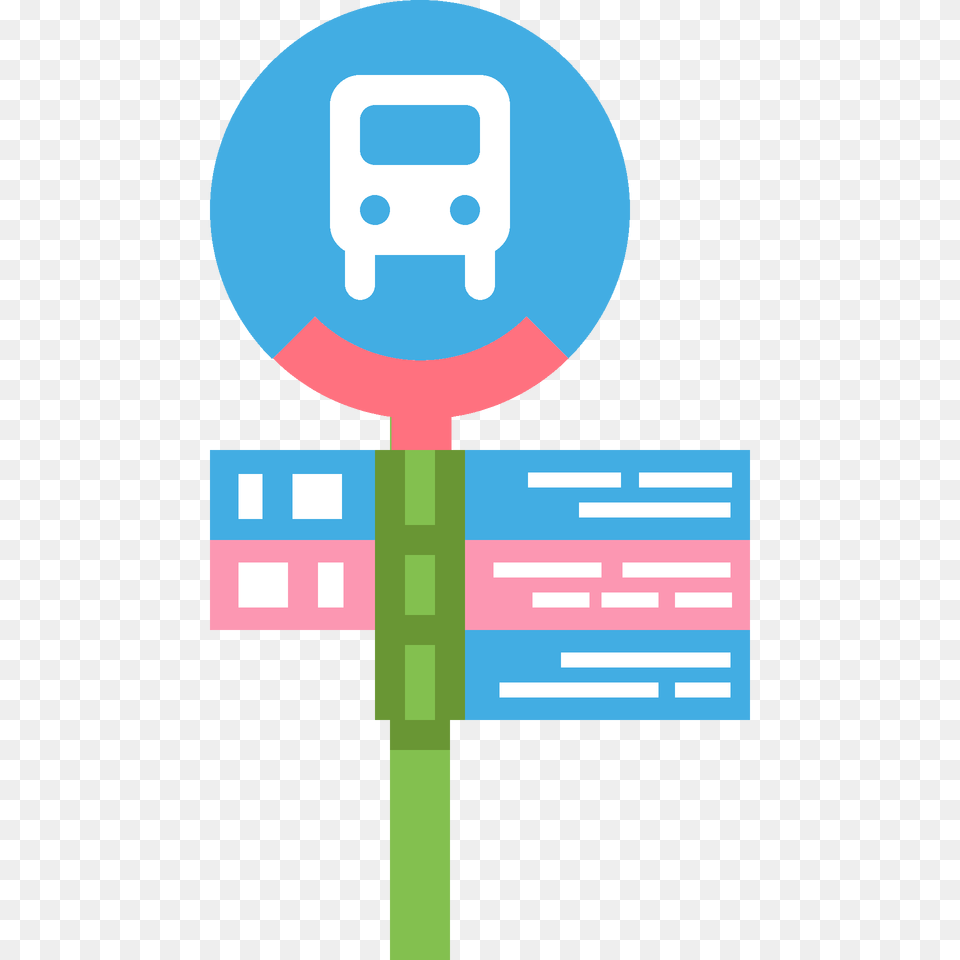 Bus Stop Emoji Clipart, Bus Stop, Outdoors Free Transparent Png