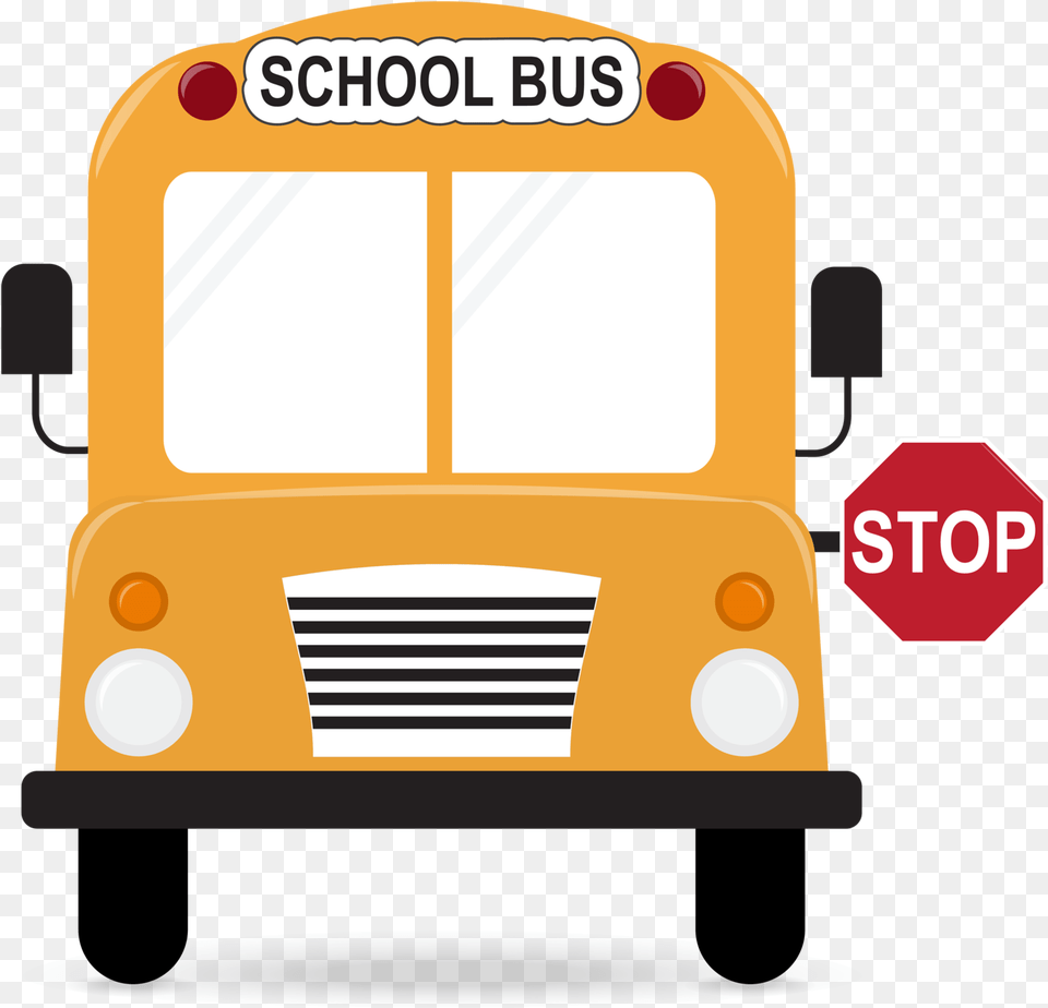Bus Stop Sign, Transportation, Vehicle, School Bus, Bulldozer Png Image