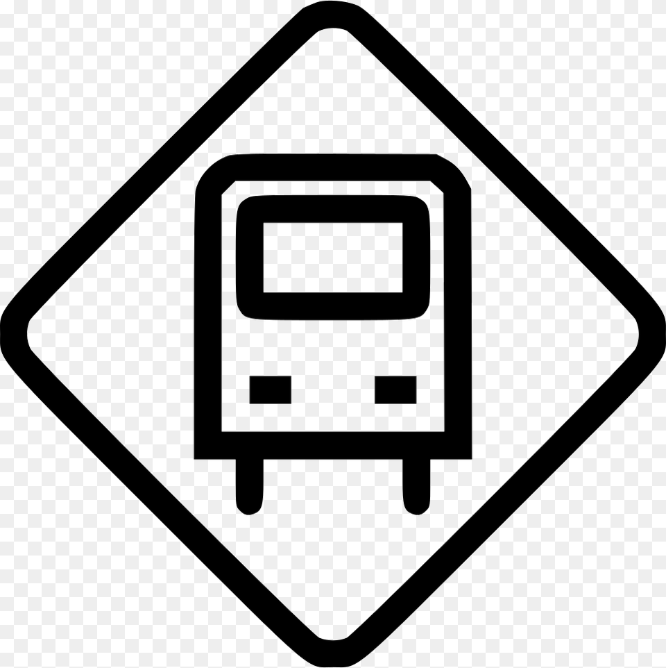 Bus Stop Sign Comments, Symbol, Road Sign Png Image