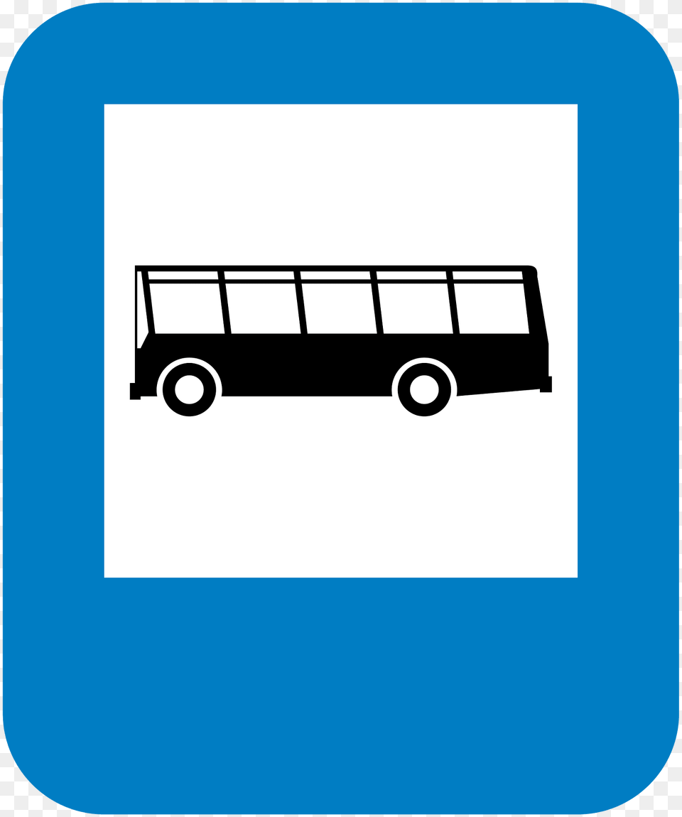 Bus Stop Sign In Brazil Clipart, Transportation, Vehicle, Machine, Wheel Free Png
