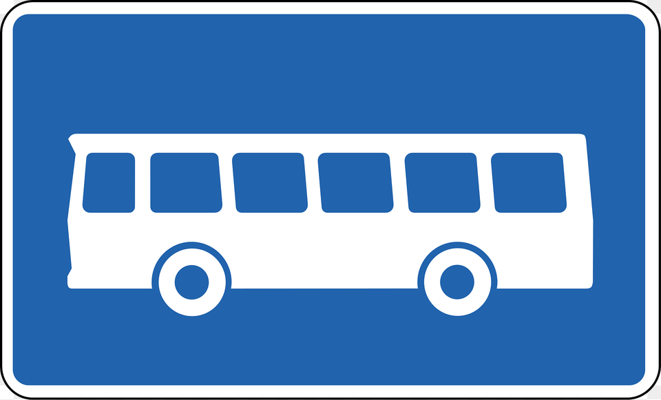 Bus Stop Sign In Iceland Clipart, Transportation, Vehicle, Minibus, Van Free Transparent Png