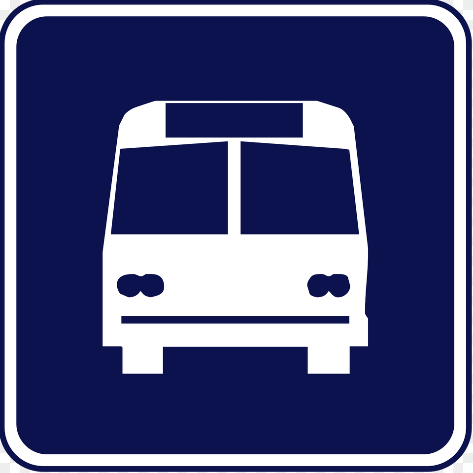 Bus Stop Sign In Panama Clipart, Transportation, Van, Vehicle, Caravan Free Transparent Png