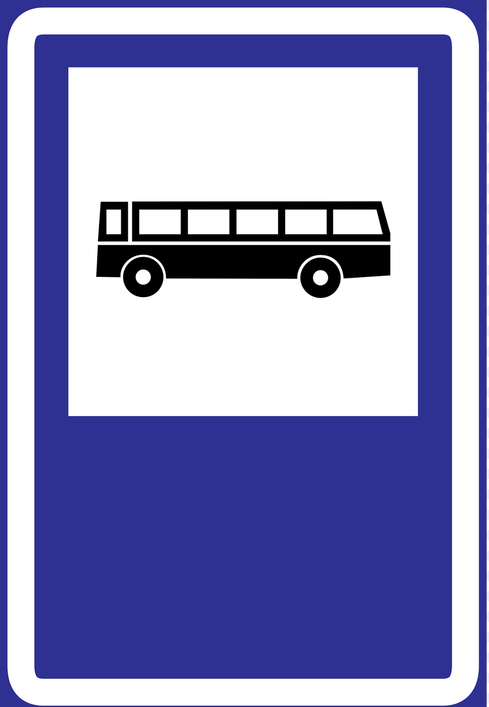 Bus Stop Sign In Uruguay Clipart, Transportation, Vehicle, Machine, Wheel Free Png