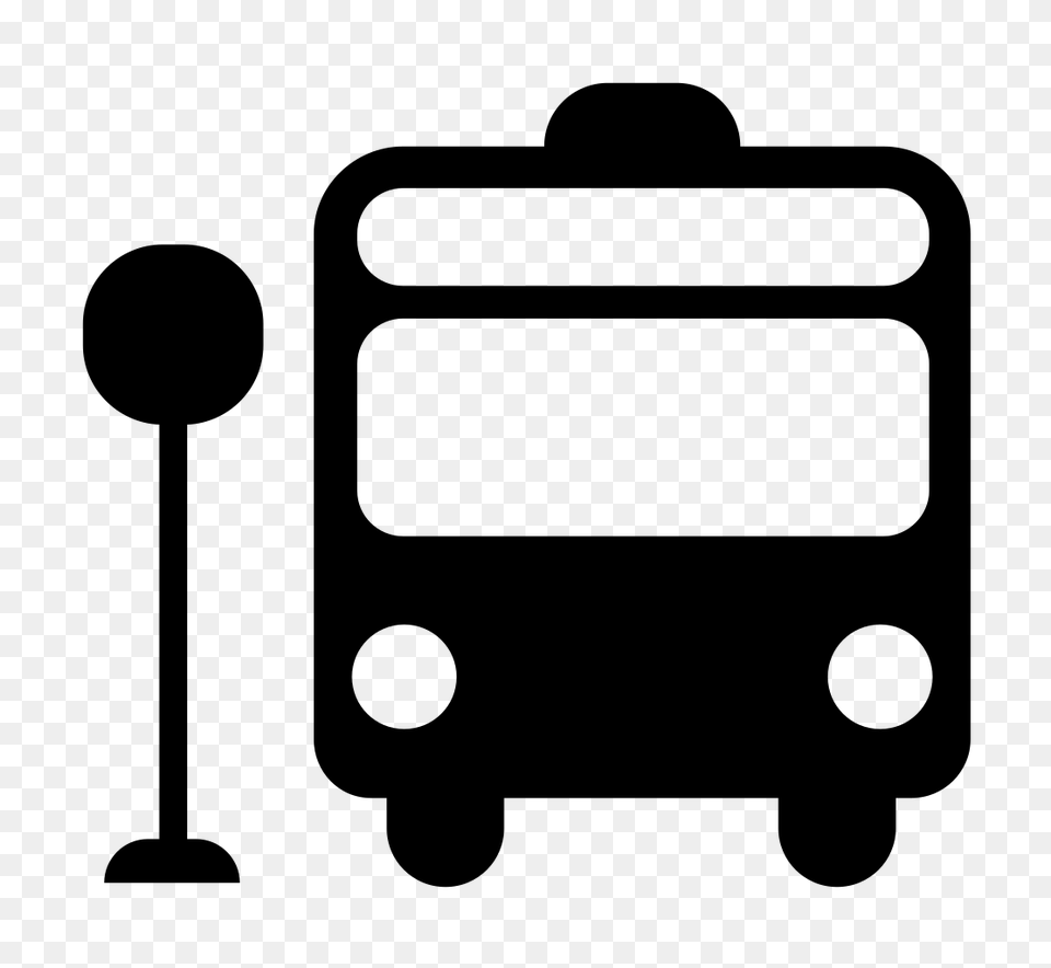 Bus Stop Symbol, Gray Free Transparent Png