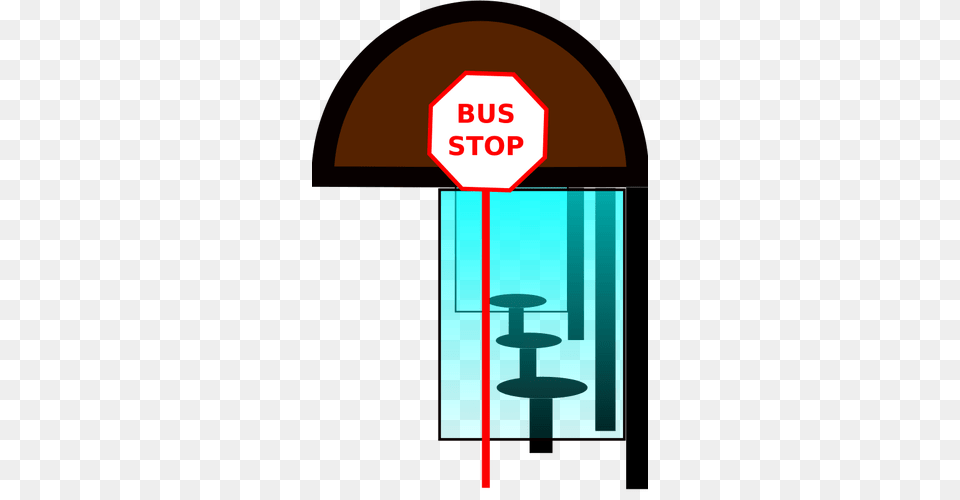 Bus Stop Vector, Sign, Symbol, Road Sign, Bus Stop Free Png