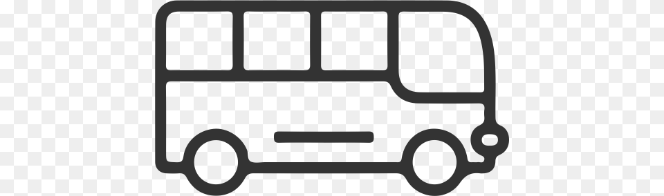 Bus Transport Transportation Icon With And Vector Format, Van, Vehicle, Minibus, Smoke Pipe Png Image