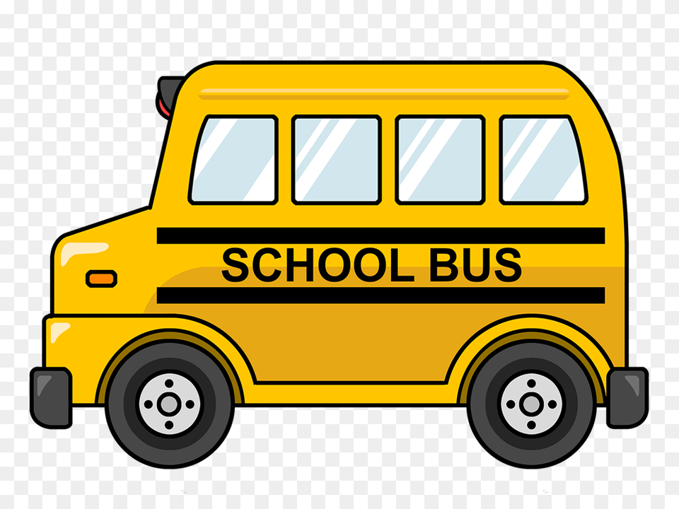 Bus Van Cliparts, School Bus, Transportation, Vehicle, Machine Free Png Download