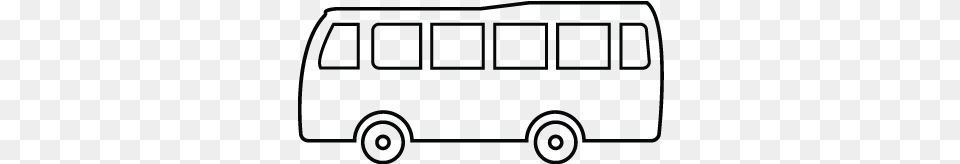 Bus Vehicle Journey Public Transportation Transport Minibus, Van Free Transparent Png
