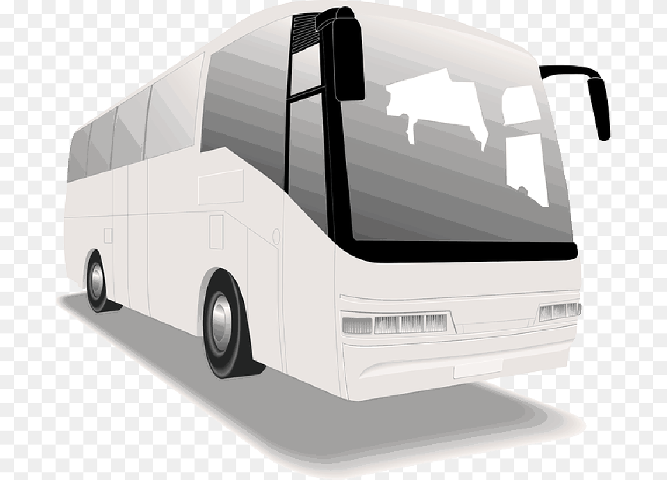 Bus White Travel Vector 3 Bathrooms Tour Bus Vector, Transportation, Vehicle, Tour Bus Free Png