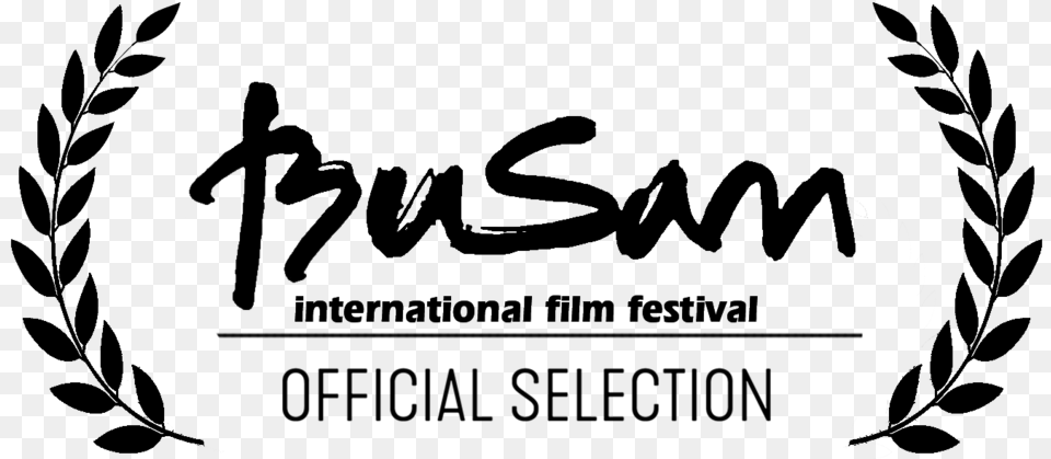 Busan Official Selection Pos Busan International Film Festival Laurel, Handwriting, Text, Blackboard Png