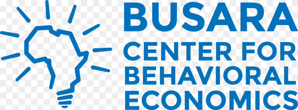 Busara Logo Blue Correctblue Busara Center For Behavioral Economics, Light, Body Part, Hand, Person Png