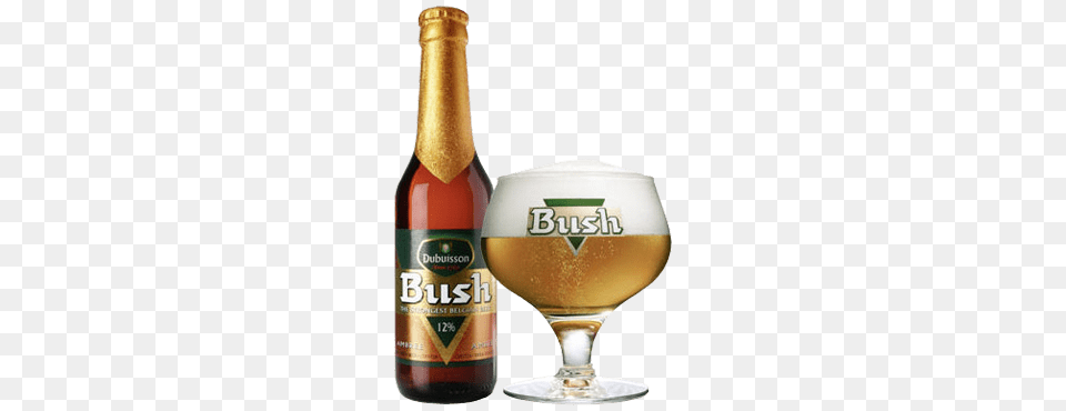Bush Amber Tripel Belgiums Strongest Beer, Alcohol, Lager, Beverage, Glass Free Png
