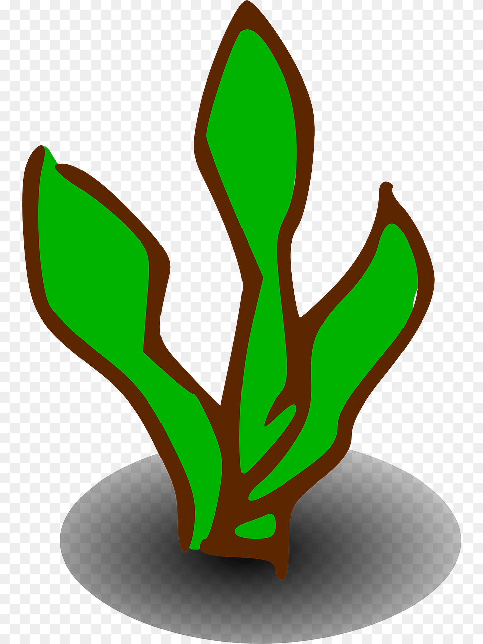 Bush Clip Art Of Kelp, Leaf, Plant, Bow, Weapon Free Png