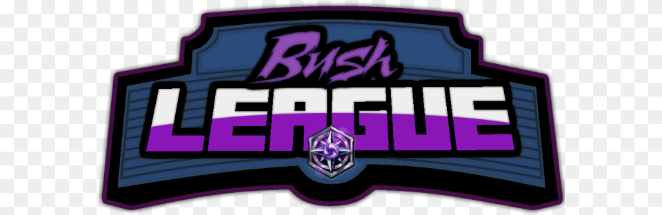 Bush League, Logo, Purple, Symbol, Scoreboard Free Transparent Png