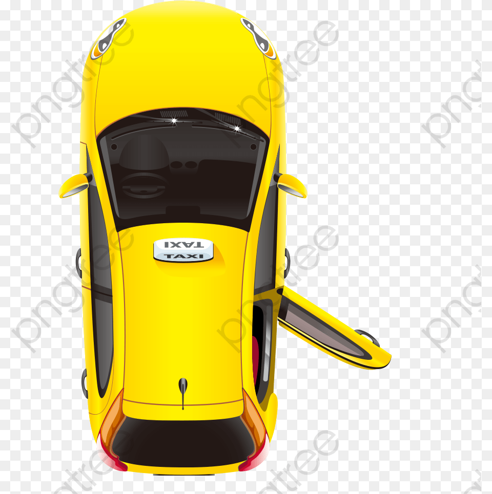 Bush Plan Car Plan View Yellow Car Top View Top View Car Hd, Helmet, Bulldozer, Machine, Gas Pump Free Transparent Png