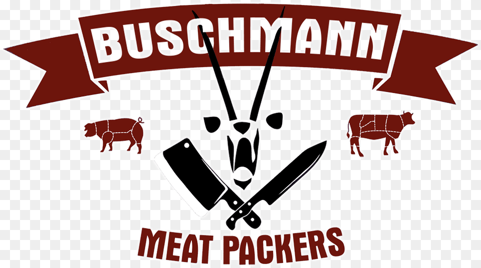Bushmann Meat Packers Logo Beauty Center, Animal, Mammal, Pig, Cattle Png