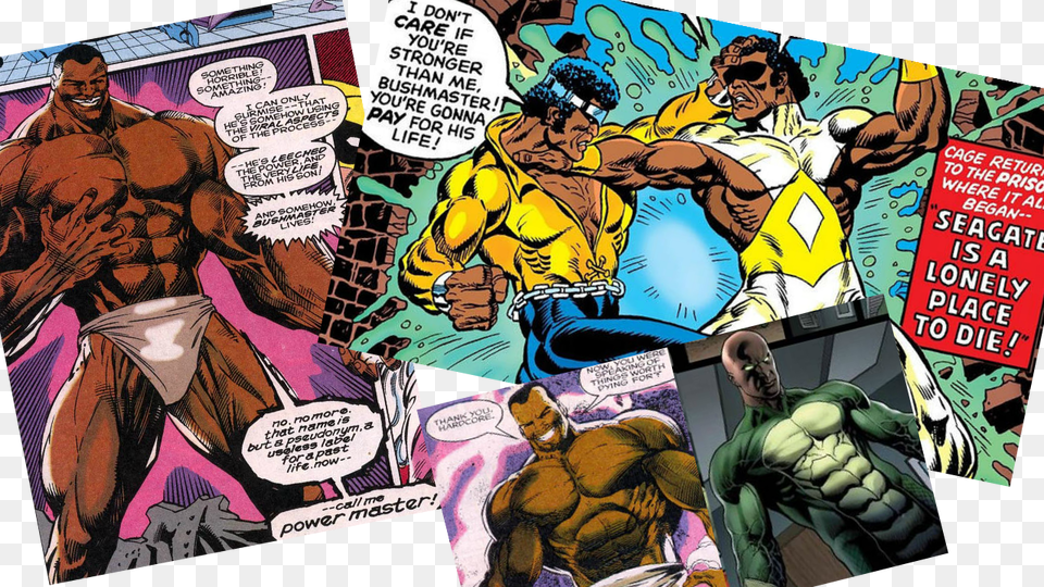 Bushmaster Kidnaps Noah Burstein And Forces Him To Power Man, Publication, Book, Comics, Adult Png