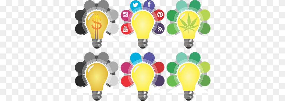 Business Light, Lightbulb, Device, Grass Free Png Download