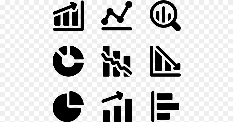 Business And Charts Material Design Chart Icon, Gray Free Png
