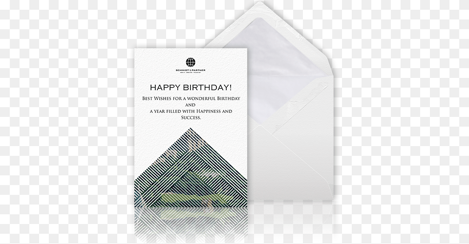 Business Birthday Card With Animated Online Envelope Corporate Card Birthday, Mail, Architecture, Building, Tower Free Transparent Png