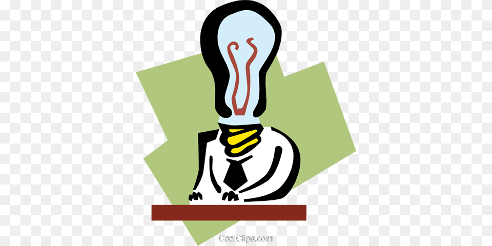 Business Bright Ideas Royalty Vector Clip Art Illustration, Light, Lightbulb, Person Free Png Download