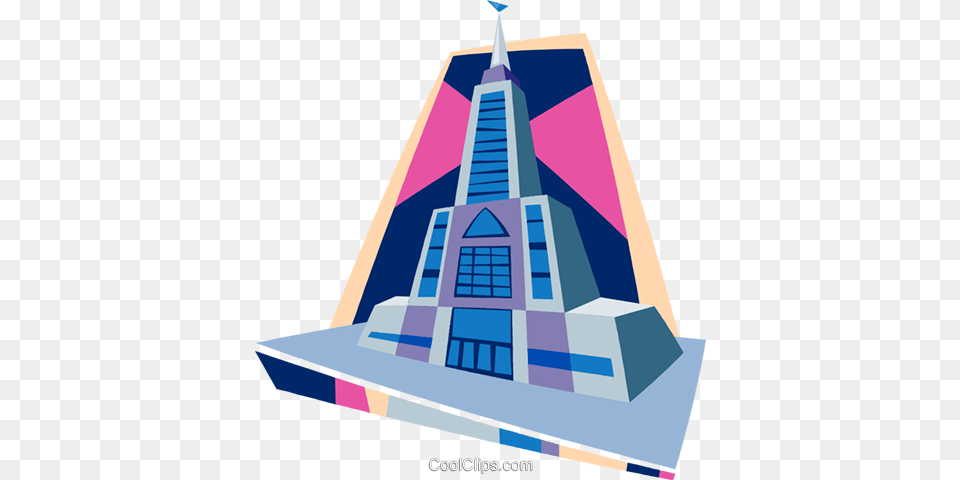 Business Building Royalty Free Vector Clip Art Illustration, Architecture, City, High Rise, Spire Png
