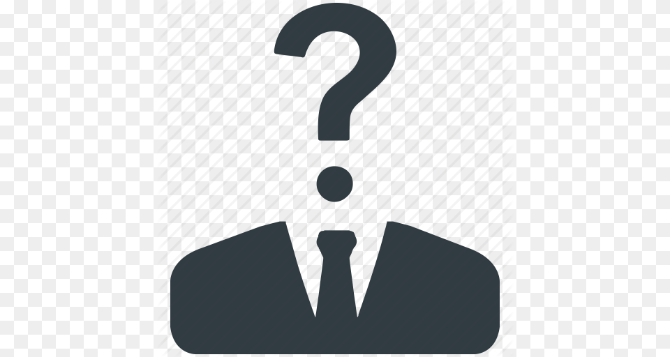 Business Businessman Confused Doubt Question Risk Thinking Icon, Electronics, Hardware, Device Free Transparent Png