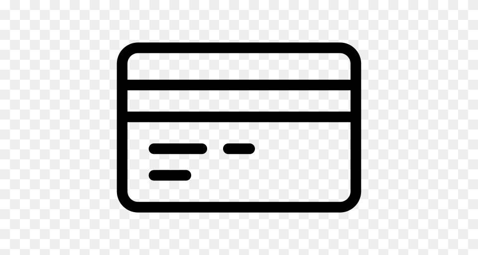 Business Card Cash Credit Money Payment Icon, Gray Free Transparent Png