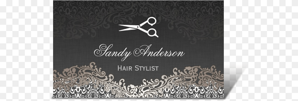 Business Card Classic Business Card Hair Stylist, Blackboard, Lace Free Png