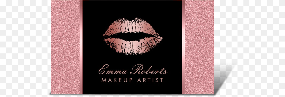 Business Card Makeup Makeup Business Cards, Cosmetics, Lipstick, Book, Publication Png Image