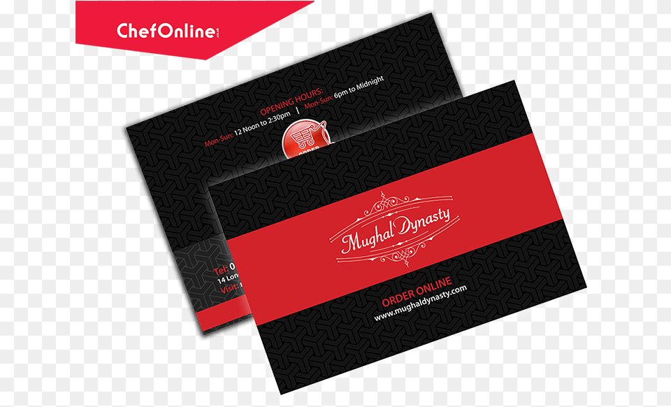 Business Card Of Mughal Dynasty London Private Chef Business Cards, Paper, Text, Business Card Png Image