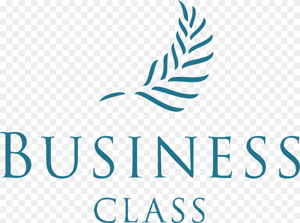 Business Class Logo Transparent, Text, Leaf, Plant, Outdoors Png Image
