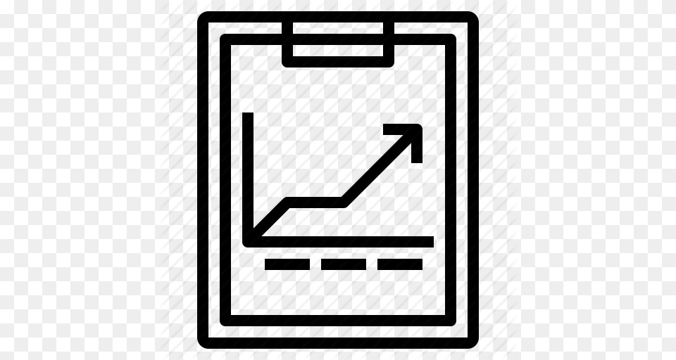Business Clipboard Graph Paper Report Icon, Architecture, Building, Furniture, Home Decor Free Png