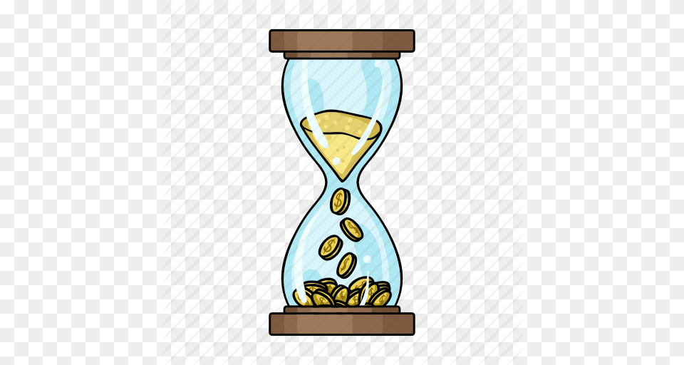 Business Clock Finance Hourglass Money Time Icon Png