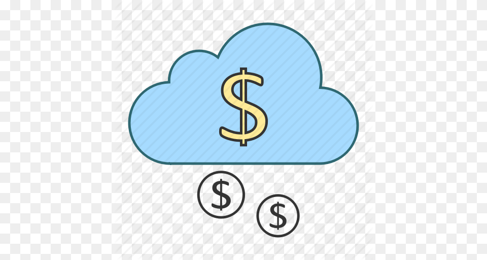 Business Cloud Dollar Money Ran, Electronics, Hardware, Symbol, Text Png Image