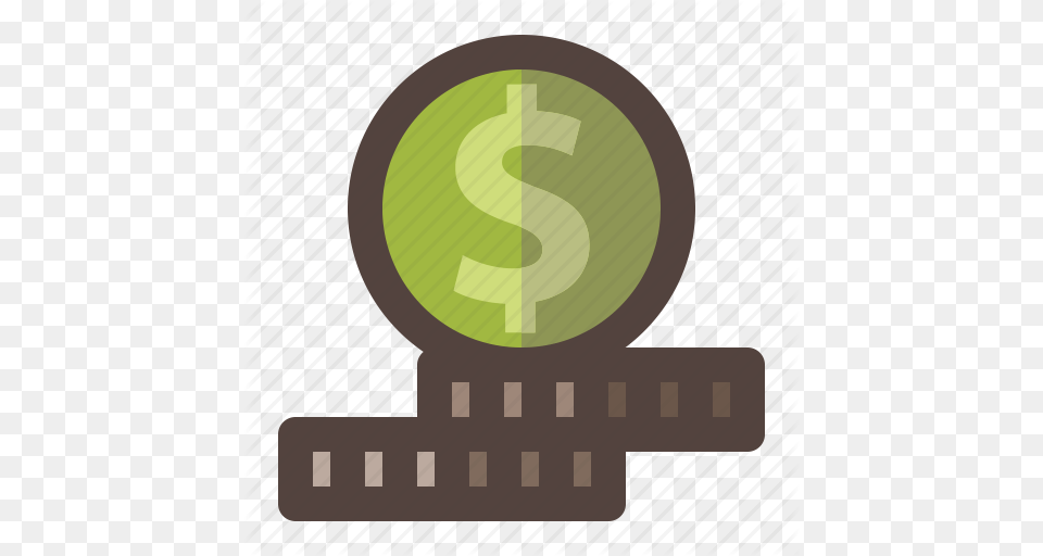Business Coin Dollar Investment Pile Stack Icon, Green, Logo, Ball, Sport Free Png