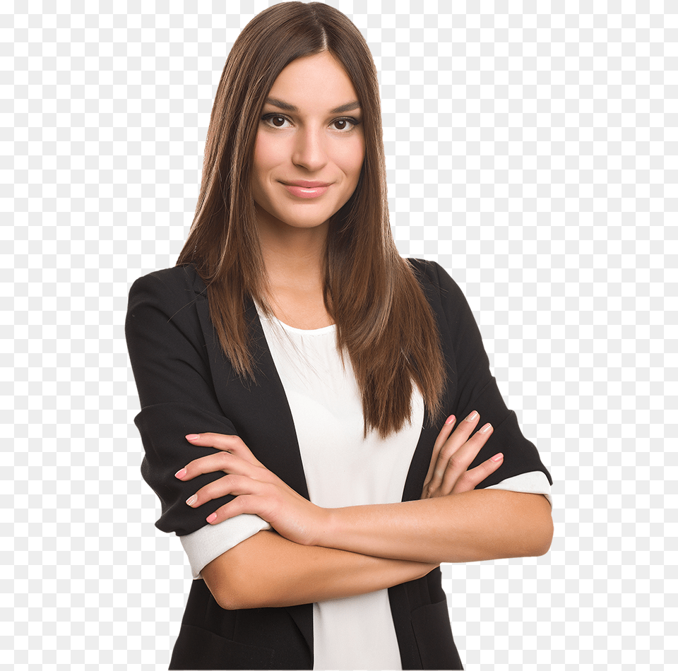 Business Computer Girl On Computer, Portrait, Photography, Person, Head Png