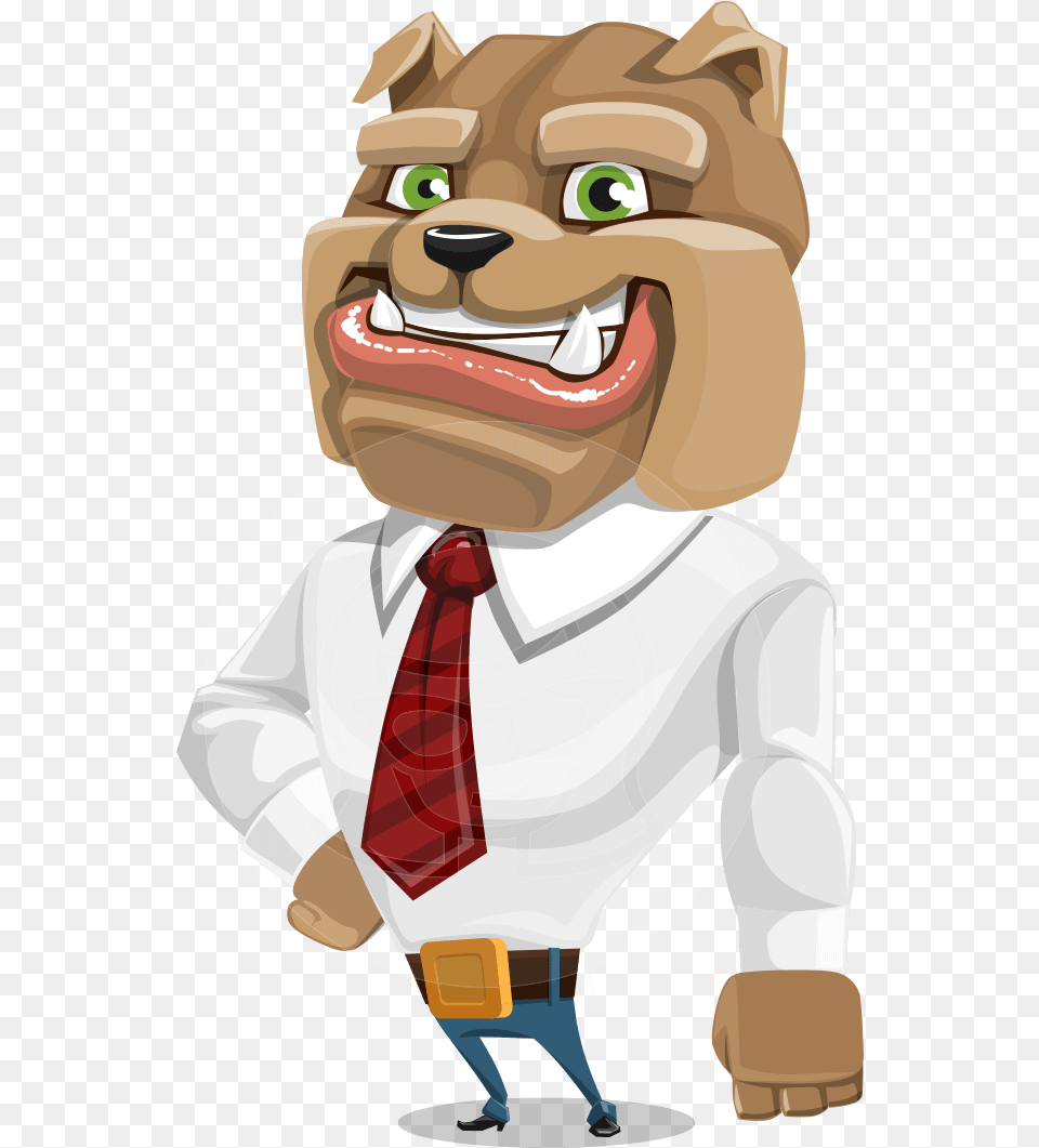 Business Confident Dog Cartoon Caricature Character Design Vector, Accessories, Formal Wear, Tie, Clothing Free Transparent Png
