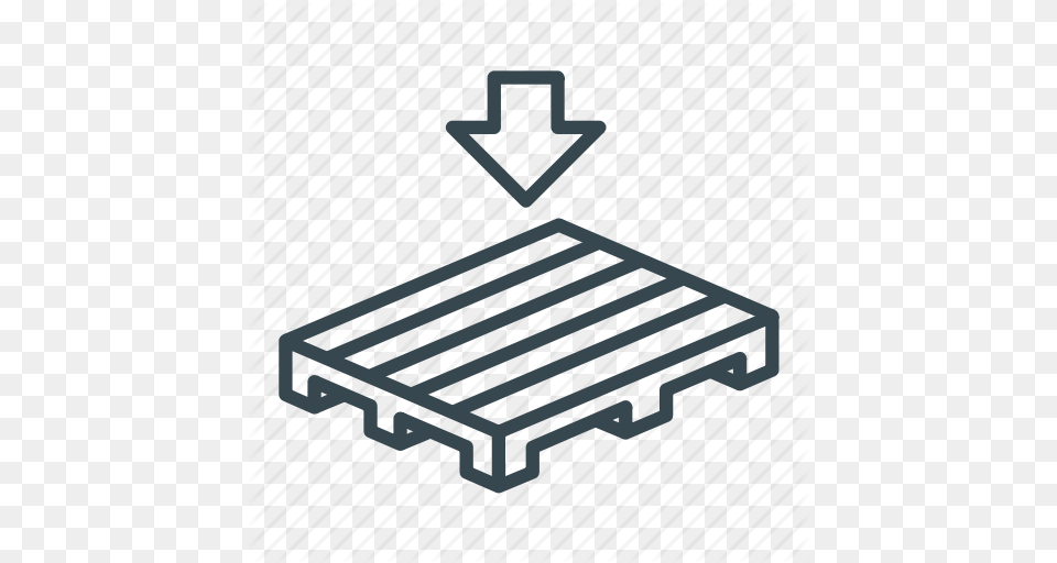 Business Crate Down Logistics Pallet Storage Wooden Icon, Furniture Free Transparent Png