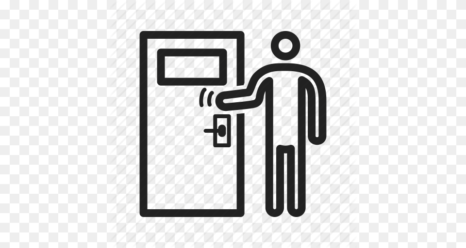 Business Delivery Door Knock Knocking Work Working Icon, Gate, Sink, Sink Faucet Png Image