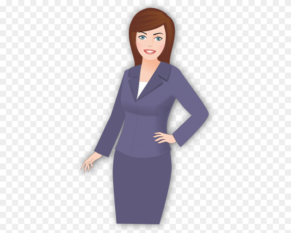 Business Desenhos De Mulheres, Adult, Suit, Sleeve, Person Png Image