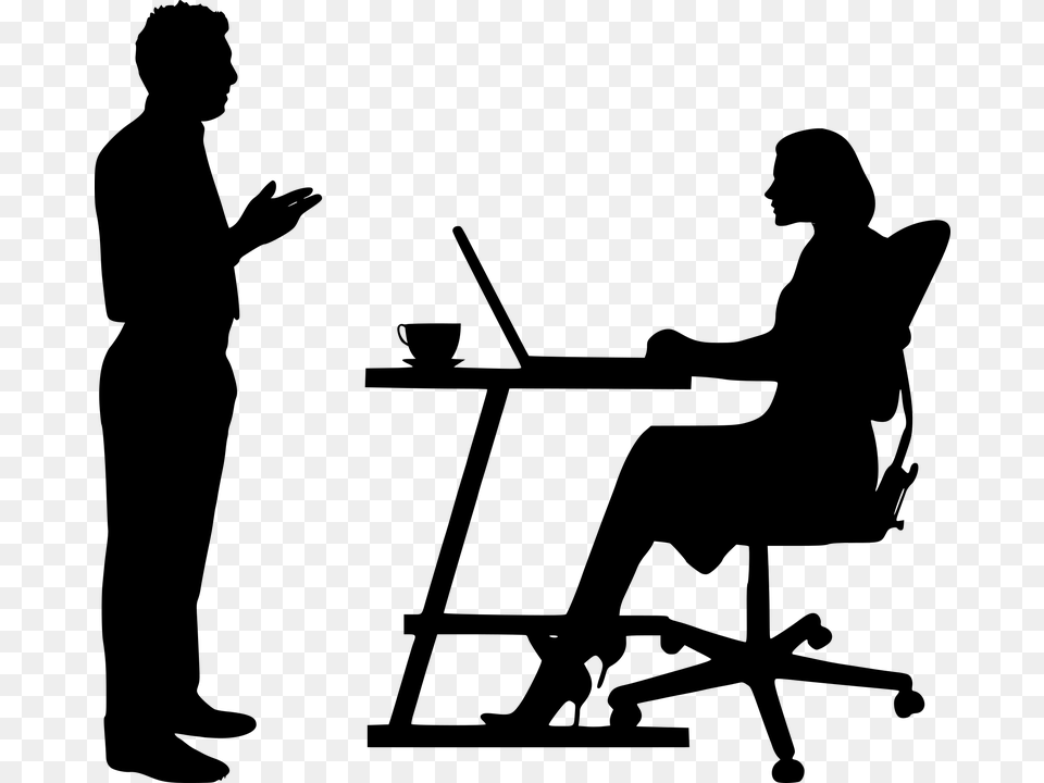 Business Discussion Planning People Silhouette Discussion Silhouette, Gray Png