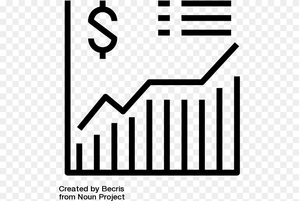 Business Economics Icon, Gray Png Image
