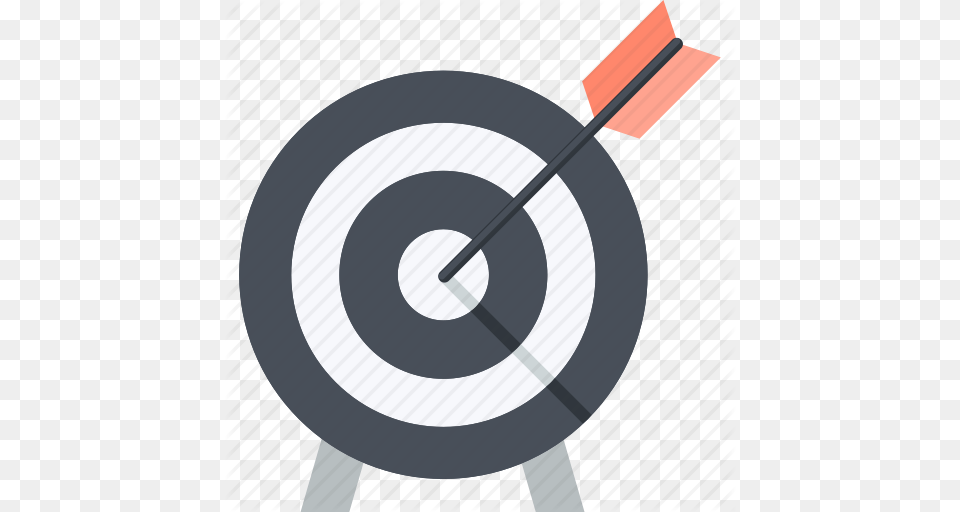 Business Flat Design Market Marketing Strategy Target Icon, Machine, Wheel, Weapon Free Transparent Png