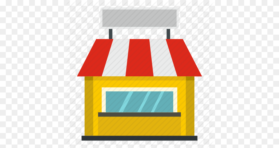 Business Food Kiosk Market Shop Store Street Icon, Awning, Canopy, Mailbox, Architecture Png Image