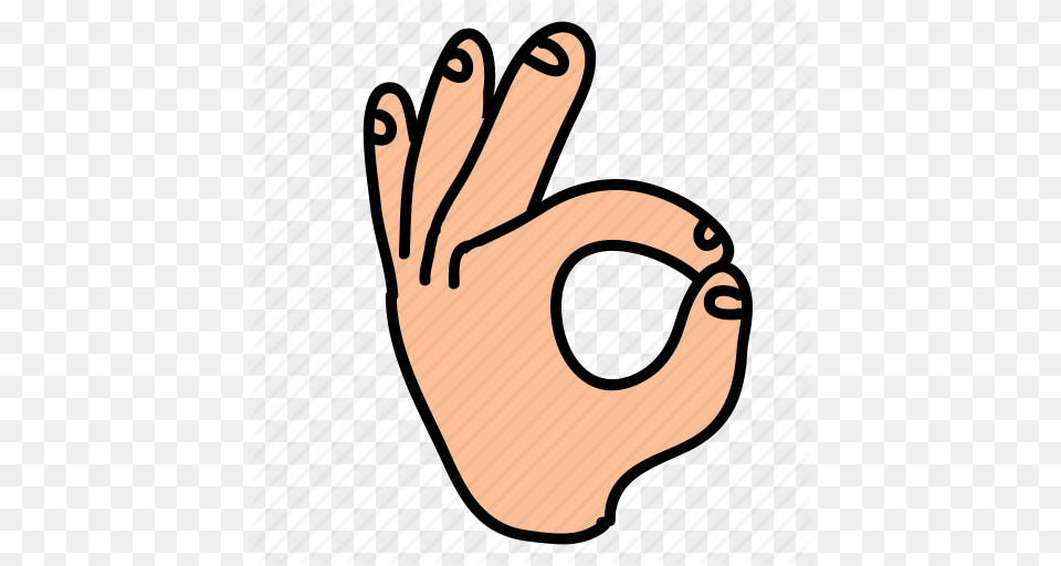 Business Gesture Hand Ok Sign Icon, Finger, Person, Body Part, Clothing Free Transparent Png