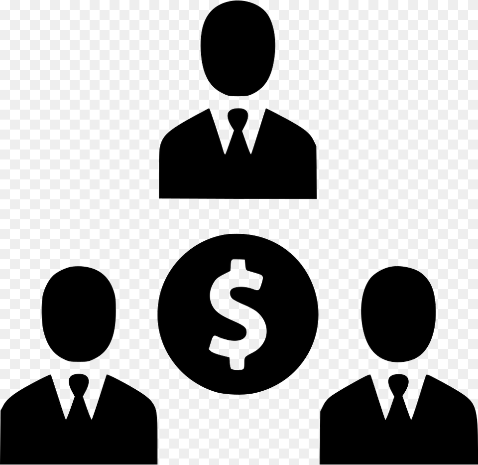 Business Group People Users Team Teamwork Comments People Money Icon, Stencil, Person, Adult, Male Png
