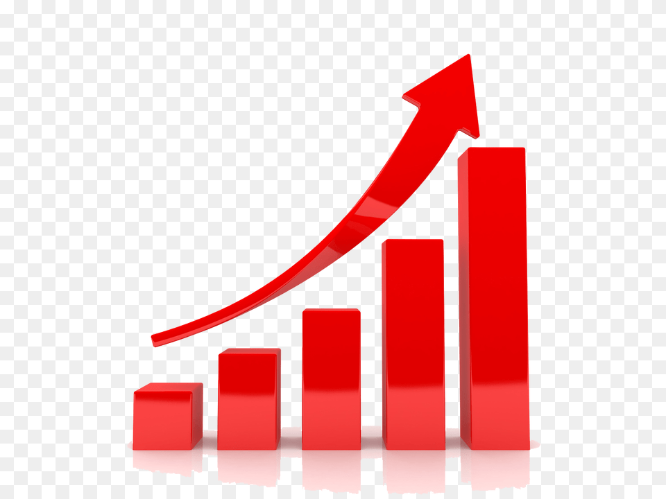 Business Growth Chart Transparent Images Youtube Line Graph Going Up, Dynamite, Weapon Png Image