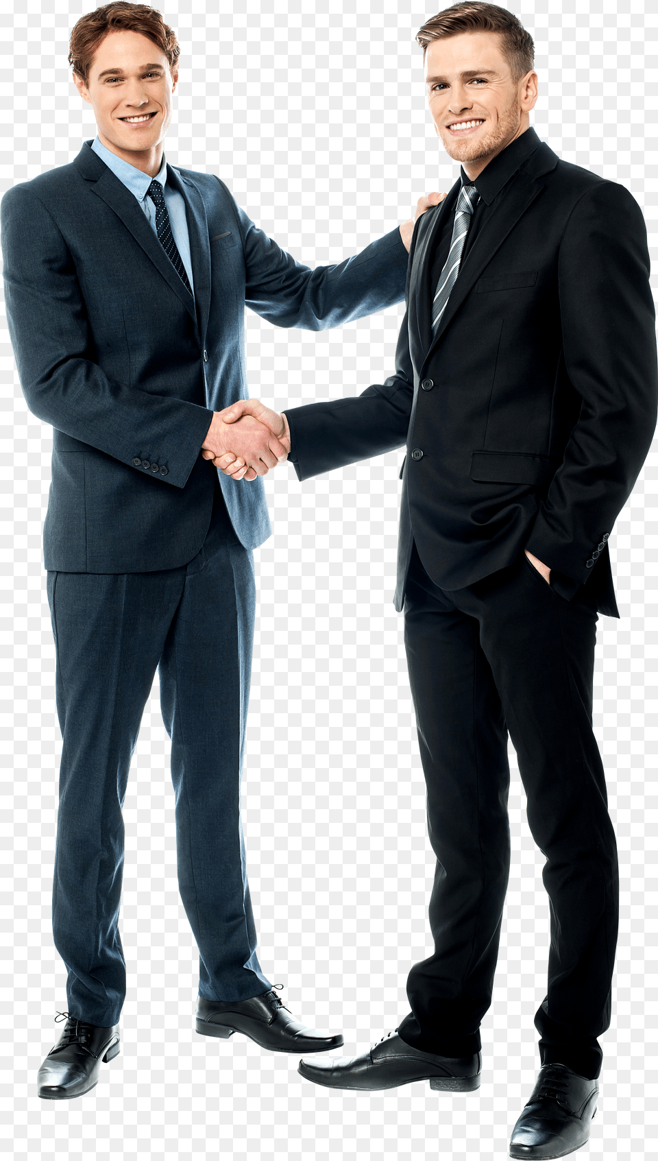 Business Handshake Gray Png Image